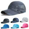 Hat Summer Men's Korean Version Of The Trendy Outdoor Sports Quick-drying Sunshade Sunscreen Baseball Mesh Cap