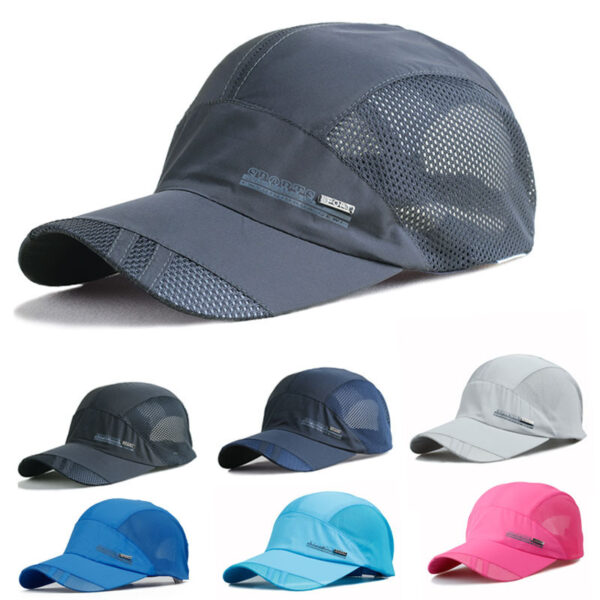Hat Summer Men's Korean Version Of The Trendy Outdoor Sports Quick-drying Sunshade Sunscreen Baseball Mesh Cap