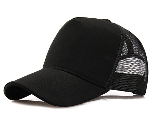 Five-piece Light Board Solid Color Hat Men's Summer Mesh Cap Breathable Baseball Cap Travel Advertising Cap All-match Peaked Cap Women's Tide