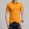 011369881799_1169261604 Cross-border Fertilizer Increase Fashion Casual Men's Casual T-shirt Plaid Stitching Lapel Short-sleeved T-shirt Men's Summer Thin