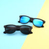 One-piece lens sunglasses