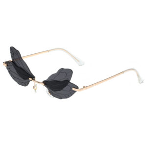 Dragonfly Wings Sunglasses Female Prom Catwalk Exaggerated Gradient Sunglasses Cross-border Ins Net Red Glasses