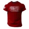 Men's Summer Patriotic 3D Printing T-shirt American Flag T-shirt