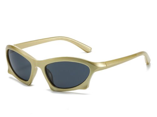 Modern Retro Geometric Sunglasses Trendy Street Shooting INS Style Poster Sunglasses Female