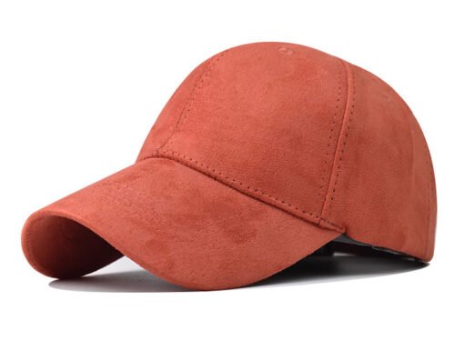 Cross-border Autumn And Winter New Cotton Retro Deerskin Baseball Cap Fashion Simple All-match Adjustable Peaked Cap
