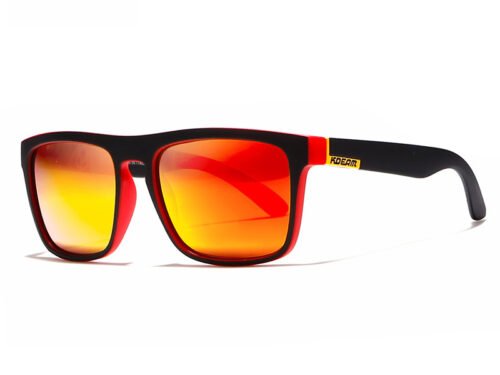 KDEAM European And American Explosions Polarized Sunglasses Square Sports Leisure Sunglasses Unisex Outdoor Sunglasses KD156