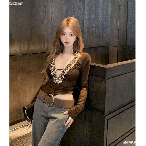Slimming Long-Sleeved Shirt Winter