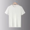 Summer T-shirt Short-sleeved T-shirt Men's Work Solid Color Loose Half-sleeved Round Neck Sweatshirt Simple All-match