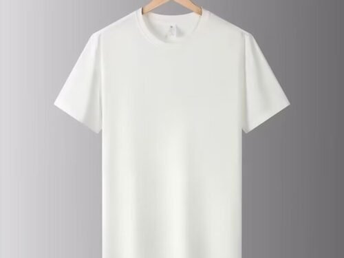 Summer T-shirt Short-sleeved T-shirt Men's Work Solid Color Loose Half-sleeved Round Neck Sweatshirt Simple All-match