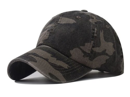 Washed Cotton Camouflage Baseball Cap Men's And Women's Peaked Cap Special Forces Hat Acu Camouflage Cp Ruin Python Pattern Sun Hat