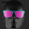 KDEAM New Polarized Sunglasses Men's And Women's Square Sunglasses Colorful Real Film Sunglasses Outdoor Driving Glasses