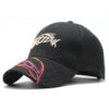 Cross-border New 3D Embroidered Fish Embroidery Baseball Cap For Men And Women Outdoor Fish Camouflage Baseball Cap Thickened Duck Tongue Sun Hat