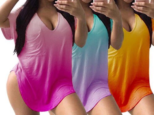 Gradient Long T-shirt