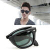 Folding Sunglasses Toad Mirror Sunglasses For Men Authentic European And American Retro