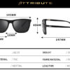 66197 New Men's Polarized Sunglasses Cross-border Outdoor Riding Sports Glasses Square Retro Driver Sunglasses