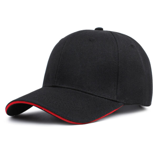 Event Promotion Printing Embroidery Logo Sandwich Polyester Cotton Baseball Cap Sun Protection Sun Panel Hat Peaked Cap