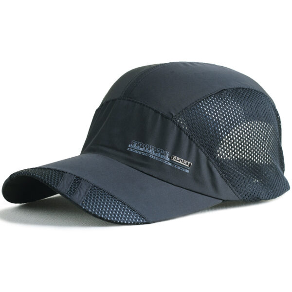 Hat Summer Men's Korean Version Of The Trendy Outdoor Sports Quick-drying Sunshade Sunscreen Baseball Mesh Cap