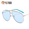 New GG Metal Sunglasses 9835 Men And Women All-match Sunglasses