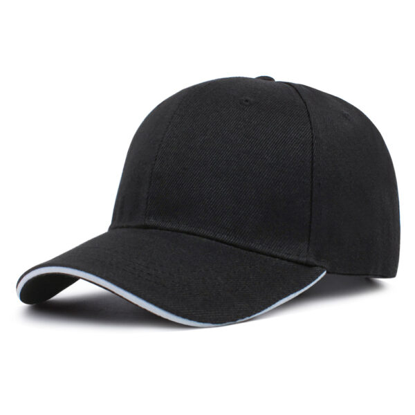 Event Promotion Printing Embroidery Logo Sandwich Polyester Cotton Baseball Cap Sun Protection Sun Panel Hat Peaked Cap