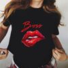 Red Mouth Lip Kiss T Shirt