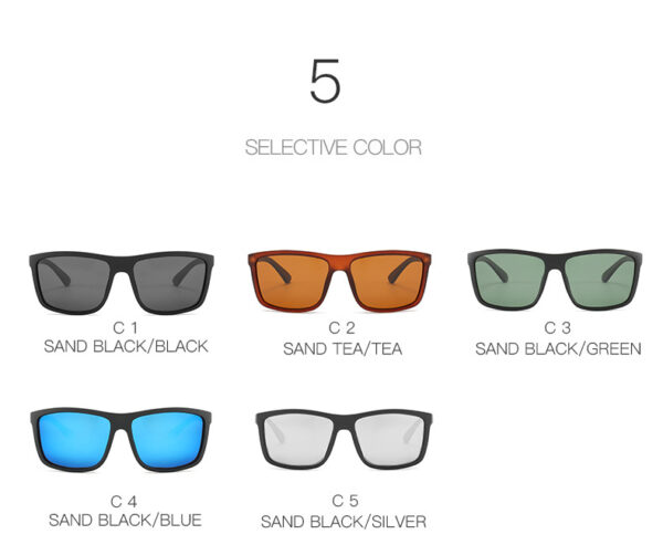 Men's Polarized Sunglasses Outdoor Driving Special Sports Anti-ultraviolet Color-changing Sunglasses