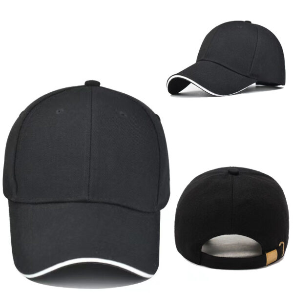 Event Promotion Printing Embroidery Logo Sandwich Polyester Cotton Baseball Cap Sun Protection Sun Panel Hat Peaked Cap