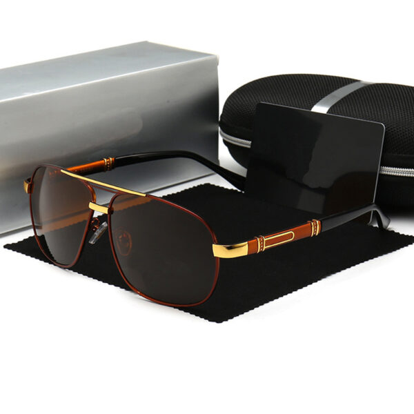 Sunglasses men's polarized sunglasses driving driver mirror driving fishing frog mirror
