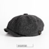Vintage Spring/autumn Casual Woolen British Octagonal Hat Men's Duckbill Beanie Trendy Autumn/winter