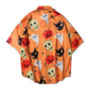Men Vintage Shirt Summer Hawaiian Short Sleeve Shirt Oversiz