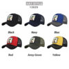 Cross-border Duck Embroidered Baseball Cap Patch Animal Embroidered Cap Mesh Baseball Cap Sunshade Mesh Cap
