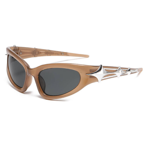 2026 Advanced Sense Outdoor UV Protection Sunglasses Pi Shuai Future Technology Sense Sunglasses Four Corner Star Sunglasses