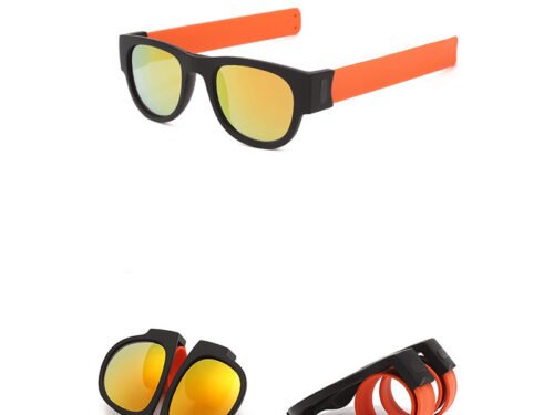 Pop Mirror Bracelet Glasses Folding Sunglasses New Unisex Glasses Fashion Sunglasses Driving Driving Glasses