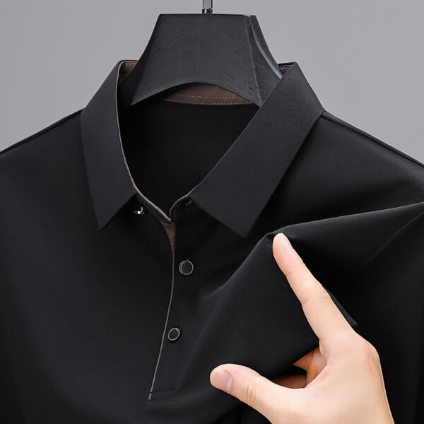 1O1CN01Qj28Iz1K4szNJpFIl_!!2048961111-0-cib Short-sleeved Polo Shirt Men's Summer New Middle-aged Lapel T-shirt Solid Color Business Casual Half-sleeved Dad Fashion T-shirt