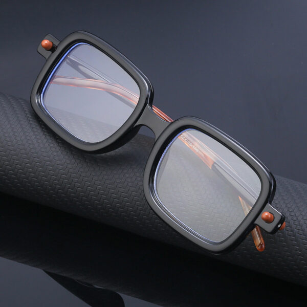 Thick Frame Sunglasses Male Square Frame Anti-Blue-Ray Sunglasses