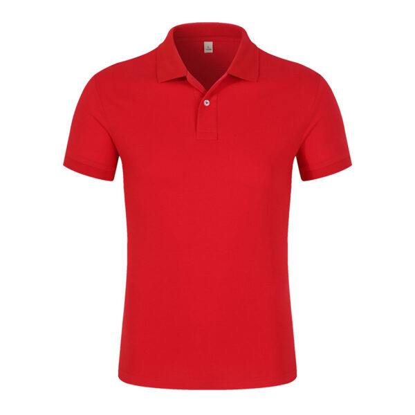 Men's Piqué Cotton Polo Shirt Men's Summer Men's T-shirt Solid Color Short-sleeved T-shirt