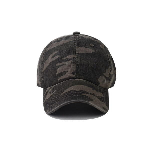 Washed Cotton Camouflage Baseball Cap Men's And Women's Peaked Cap Special Forces Hat Acu Camouflage Cp Ruin Python Pattern Sun Hat