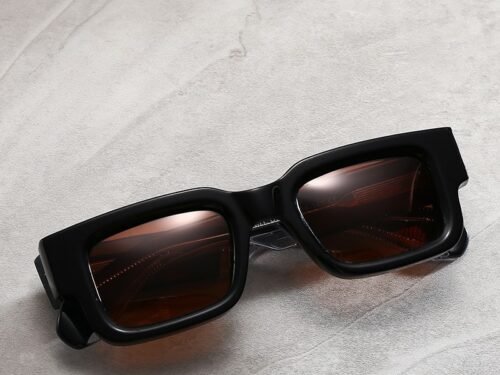 Acetate Sunglasses Cross-Border 2401 Retro Trendyy Polarized Sunglasses For Men & Women  Fashionable Sunglasses