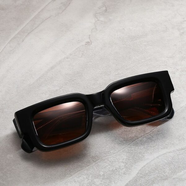 Acetate Sunglasses Cross-Border 2401 Retro Trendyy Polarized Sunglasses For Men & Women  Fashionable Sunglasses