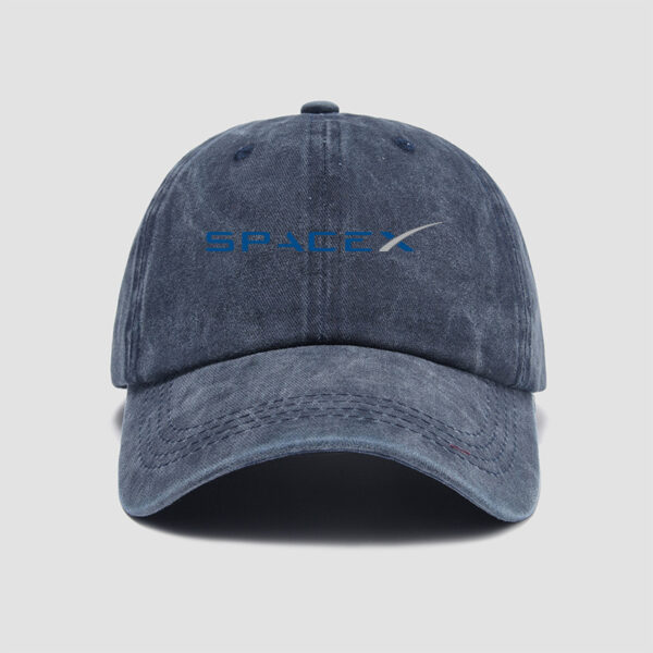 American Space Exploration Technology Company SpaceX Logo Letter Hat Baseball Cap Men And Women Fresh Soft Top Duck