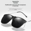 Myopia Glasses Polarized Glasses Ultra-light Invisible Clip Sunglasses Men's Driving Sunglasses Clip