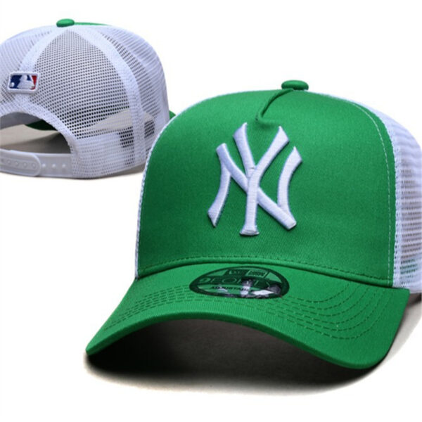 Cross Border Mlb Dodgers Yankees Baseball Cap Net Cap Hat Cap Unisex Cap Embroidered Outdoor Hundred