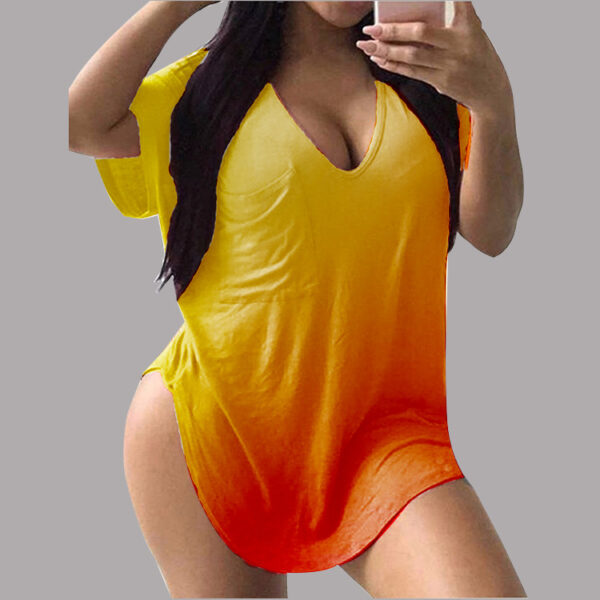 Gradient Long T-shirt