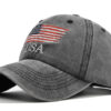 Cross-border European And American Washed Old American Baseball Cap Embroidered Peaked Cap USA Embroidered Baseball Cap