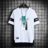 Short-sleeved T-shirt Men's Tide Brand Summer Thin Section New Half-sleeved Men's Ice Silk T-shirt Loose Youth Clothes T