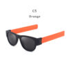 Pop Mirror Bracelet Glasses Folding Sunglasses New Unisex Glasses Fashion Sunglasses Driving Driving Glasses