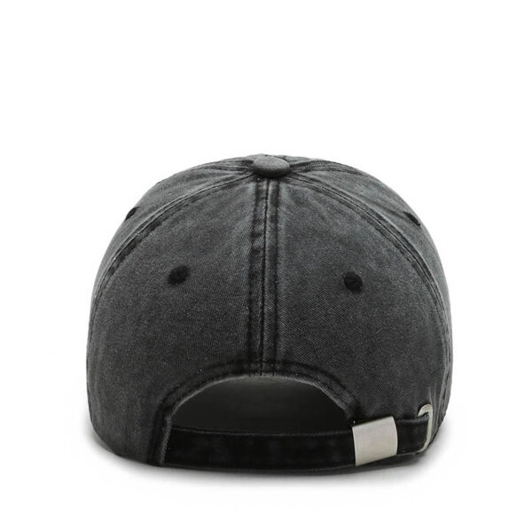 Hat Men's Spring And Summer Korean Version Tide Embroidery Sea Riveted Denim Baseball Cap Peaked Cap Travel Outdoor Travel Sun Hat