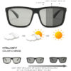 Men's Polarized Sunglasses Outdoor Driving Special Sports Anti-ultraviolet Color-changing Sunglasses