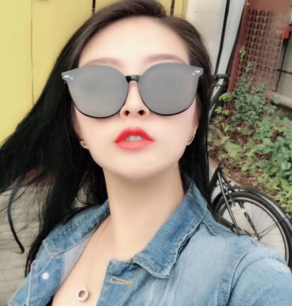 New Gm Sunglasses Women Driving Anti-ultraviolet Sunglasses Sunscreen Fashion Round Frame Sunglasses