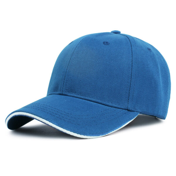 Event Promotion Printing Embroidery Logo Sandwich Polyester Cotton Baseball Cap Sun Protection Sun Panel Hat Peaked Cap