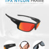 Ultra-frivolous Water Polarized Sunglasses Outdoor Sports Surfing Glasses Men And Women Colorful Sunglasses
